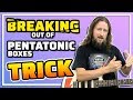 Use This Trick To Break Out Of Pentatonic Scale Boxes On Guitar
