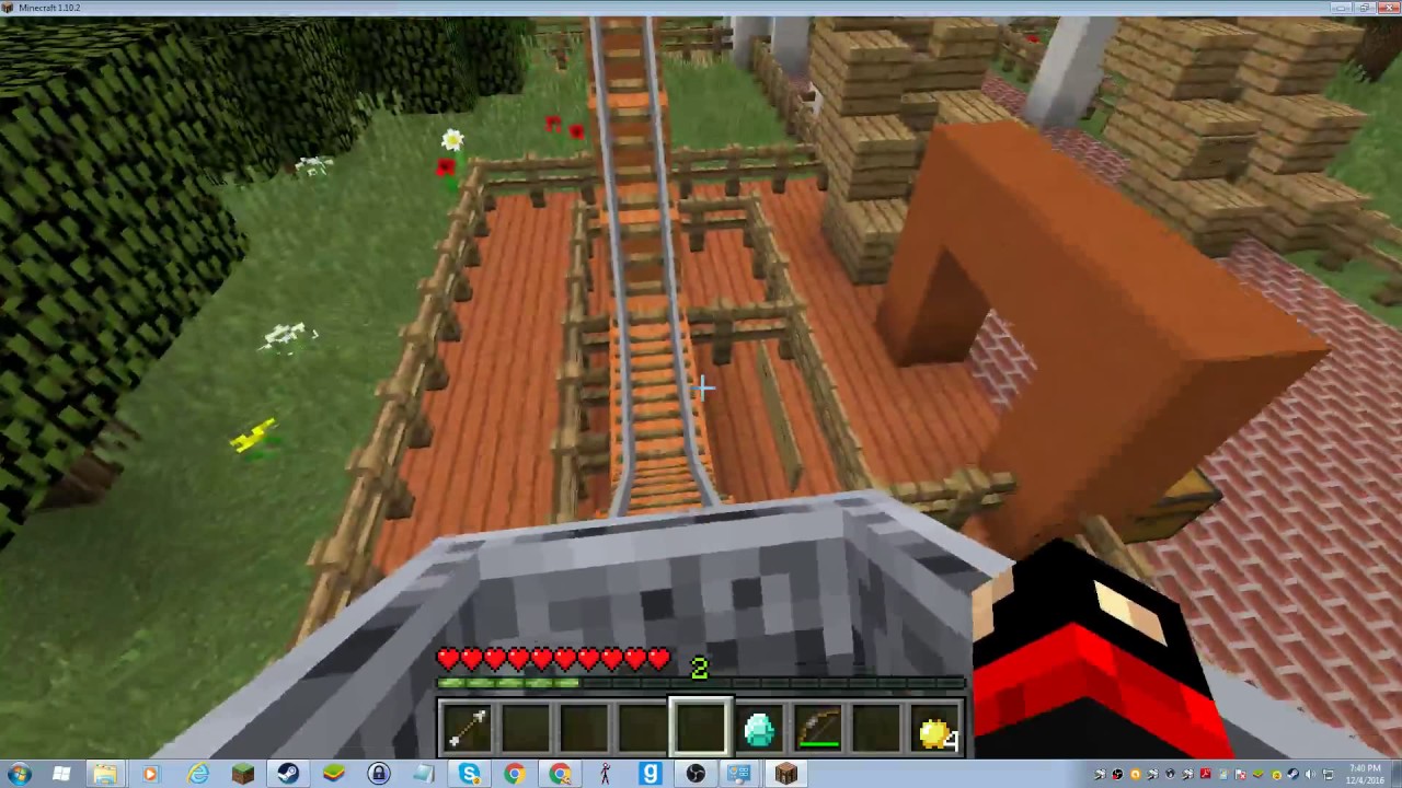 Minecraft Movie World Theme Park Re Upload Youtube