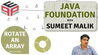 Rotate an Array - Solution | Functions and Arrays | Data Structures and Algorithms in JAVA