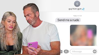 Overprotective Father Looks Through Daughter's Phone