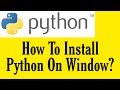(1)How To  Install Python On Windows |  Python Course