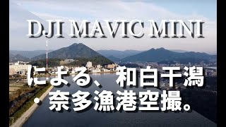 DJI MAVIC MINI による塩浜和白干潟沖＆奈多漁港(許可エリア)空撮 2020/11/18