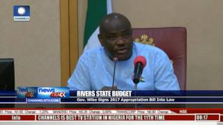 Governor Wike Signs 2017 Appropriation Bill Into Law