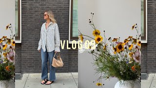 VLOG 05 | New In Autumn Jackets, Brand Lunch \u0026 a Visit To The Flower Farm