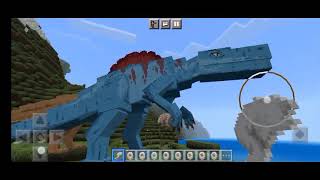 BERBURI DINOSAURUA MENYALA di  MINECRAFT - MOD Luminous Dinosaurus Minecraft