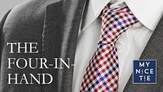 How to Tie a Tie: THE FOUR-IN-HAND KNOT | How to Tie a Tie Easy