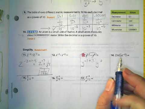 Math 8 Chapter 1 5 Homework Help Morgan Youtube