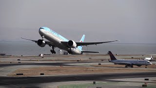 San Francisco International Airport with ATC Parallel Landings