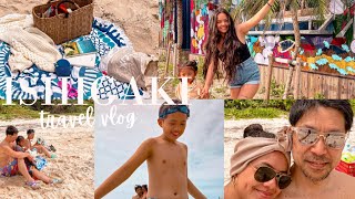 ISHIGAKI VLOG | Swimming at Yonehara Beach || 石垣島家族旅行2022 | 米原ビーチ (FIRST DAY)