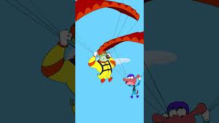 Rat A Tat #shorts Parachute flying Competition! Hilarious Comedy #cartoonsforkids ​Chotoonz TV