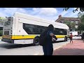 mbta bus action at forest hills july 8 10 2024