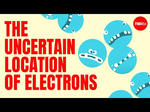 What is the position of a electron in an atom?