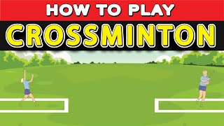 How To Play CrossMinton? (also known as SpeedMinton or Speed Badminton is a racquet sport)
