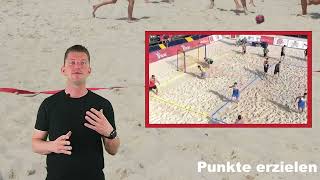 Beachhandball Regelkunde - Punkte erzielen