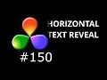 DaVinci Resolve Tutorial: How to Create a Horizontal Text Reveal Effect