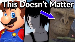 Things that don't matter in games...
