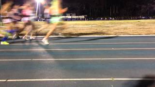 第242回日体大記録会2014.12.7　男子5000m34組目足元