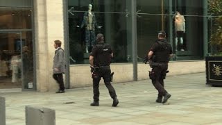 Armed police patrol streets of Manchester