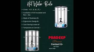 Pradeep stainless steel \u0026 Ibrew | Brand | Hot Water Boiler   Info - 9176 555 995