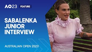Kid Interviews Aryna Sabalenka! | Australian Open 2023