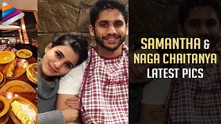 Samantha and Naga Chaitanya Having Fun | Samantha and Naga Chaitanya Latest Pics | Telugu Filmnagar
