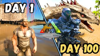 🎥SURVIVING 100 DAYS ARK SURVIVAL EVOLVED PC (THE MOVIE)