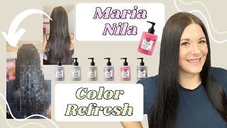 Haare tönen OHNE Schäden ?! | MARIA NILA Color Refresh REVIEW | Cacao intense + Cherry Red