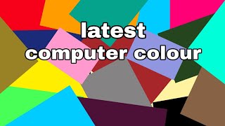105 computer colours book and code No choice colour shade..