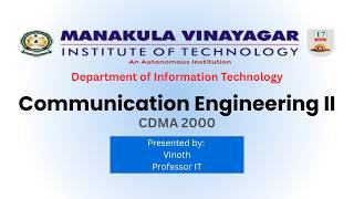 CDMA 2000 | Communication Engineering