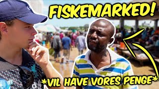 Besøger KÆMPE FISKEMARKED i AFRIKA!