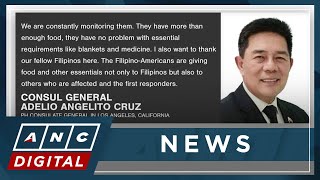 PH Consul General thanks Filipino community in LA for helping displaced | ANC