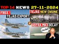 Indian Defence Updates : Tejas Free Export,Tejas New Engine,Astra MK3 Delay,Direct 5th Gen Purchase