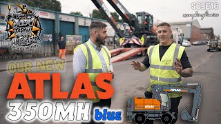 NEW ATLAS 350MH CRANE | Scrap King Diaries #S03E16