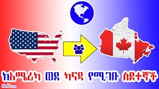 ከአሜሪካ ወደ ካናዳ የሚገቡ ስደተኞች - From USA to Canada - DW