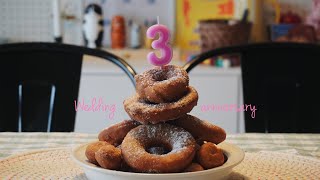 Wedding Anniversary 💐 Cloudy Sky Picnic | NEW Kitchen | Donut Tower