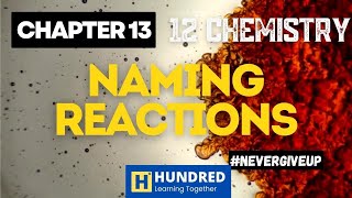 12th Chemistry Chapter -13 Naming Reactions One Shot  State Board Tamil