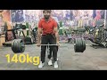 डेडलिफ्ट 130 से 150 gym लवर _bodybuilder