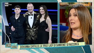 Giovanna Civitillo, la "First lady" di Sanremo si racconta - Oggi è un altro giorno 28/02/2023