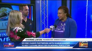 KUSI features Sharia's Closet and Second Chance Clothing Drive