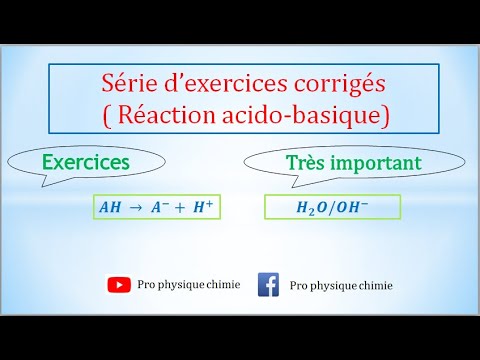 Exercice Corrigés ( Réaction Acido-basique) 1bac Biof SM Et Sc.Exp ...