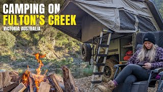 Fulton's Creek Walhalla Victoria | Winching | Adventuring | 4X4 Camper Trailer | Camping |