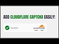 How to Add Cloudflare CAPTCHA to Your Website - Step-by-Step Guide