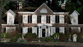 REALISTIC TRADITIONAL GEORGIAN MANSION in The Sims 4