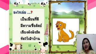 สื่อการสอนระดับปฐมวัย เรื่อง ปริศนาคำทาย