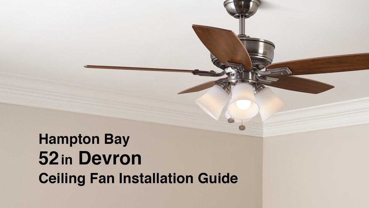 Hampton Bay Ceiling Fan Wiring Diagram