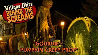 Giant Pumpkin Creep Creature Prop - Behind the Screams of Village Mire #homehaunt #yardhaunt
