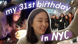 My 31st Birthday in NYC 🎂 | New Apartment and Rooftop Korean BBQ