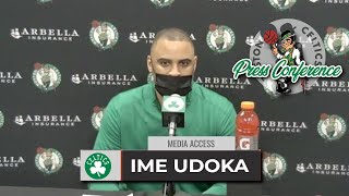 Ime Udoka: 'LOVES' Celtics for taking on challenges, criticism | Celtics Postgame