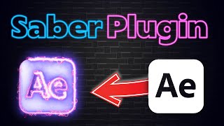 After Effects Path Energizer Saber Plugin Kullanımı (apply electric neon energy to text and logo)