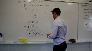 Optimization Example - Cylinder inside Sphere.